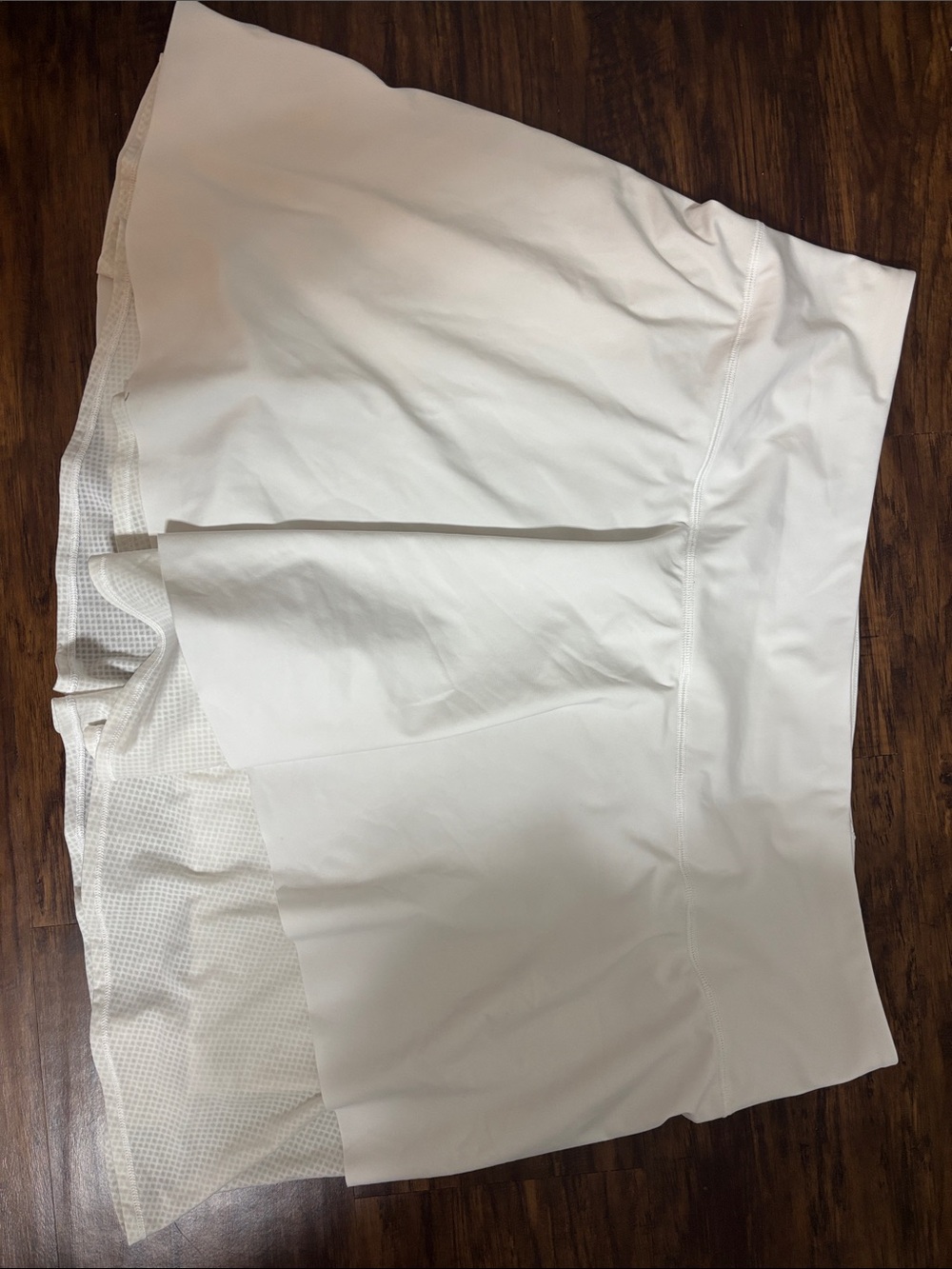 Athleta White Performance Skort with Built-In Liner